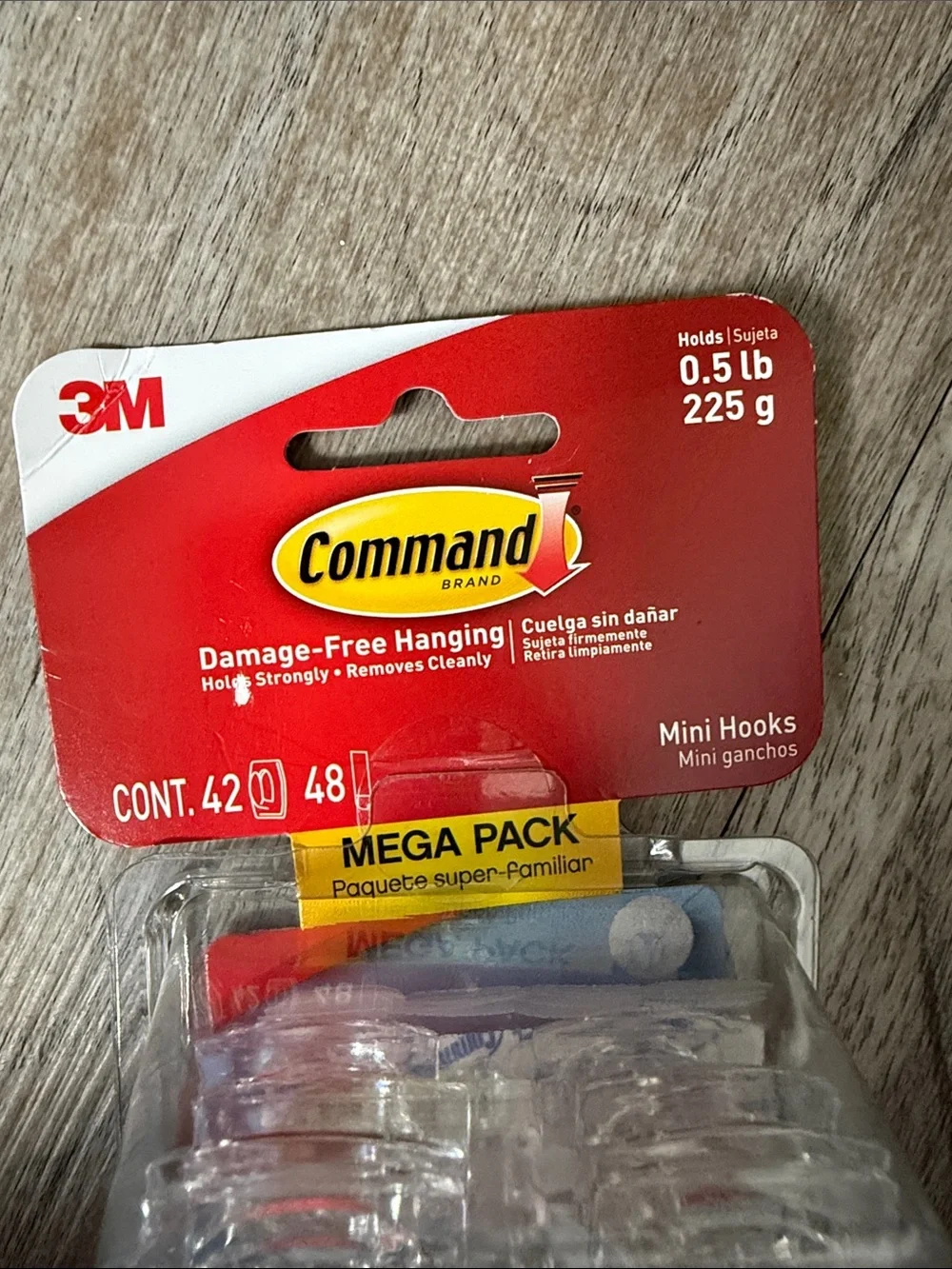 Commando Clear Mini Hooks Mega Pack - Clear